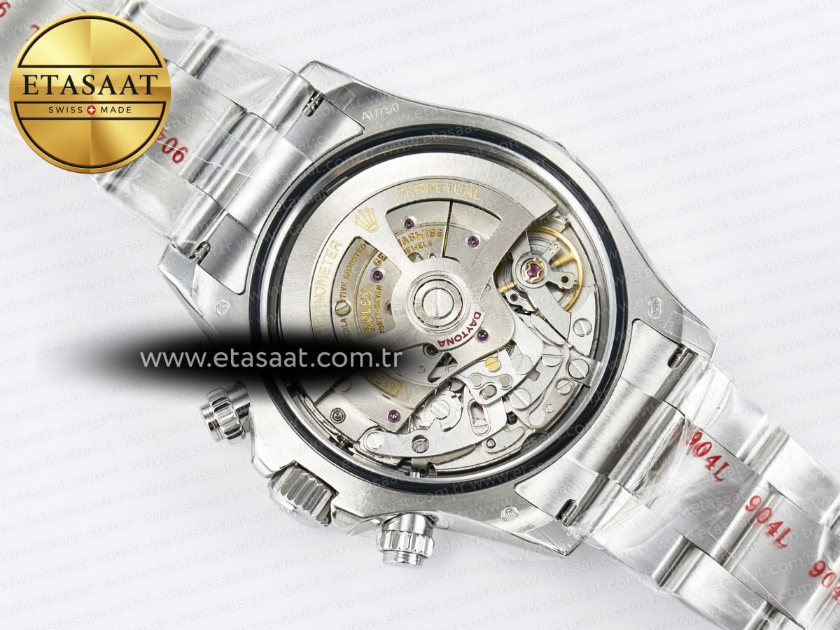 Rolex Daytona 126500 QF 1:1 Best Edition Black Dial on SS Bracelet Strap SH4131 V5 - Görsel 20