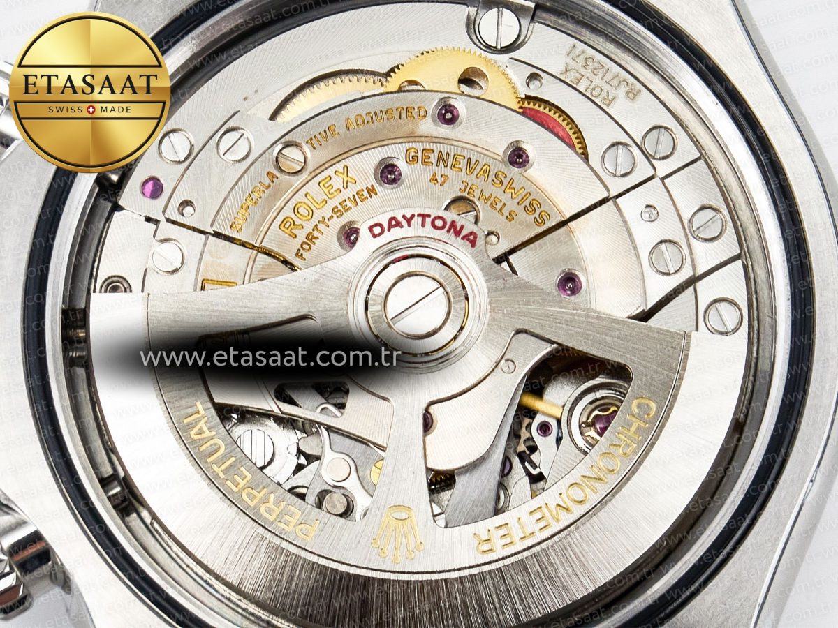Rolex Daytona 126500 QF 1:1 Best Edition Black Dial on SS Bracelet Strap SH4131 V5 - Görsel 22
