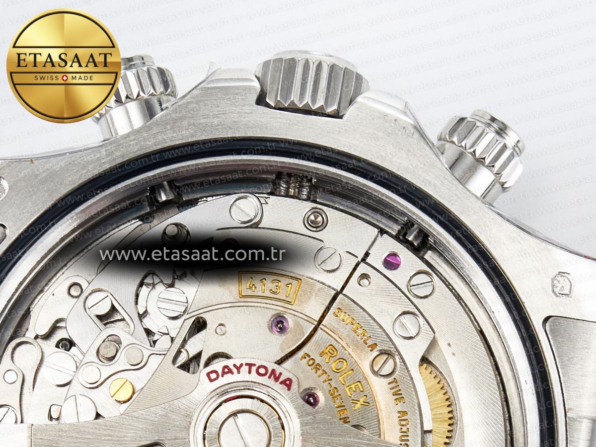 Rolex Daytona 126500 QF 1:1 Best Edition Black Dial on SS Bracelet Strap SH4131 V5 - Görsel 23