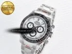 Rolex Daytona 126500 QF 1:1 Best Edition White Dial on SS Bracelet Strap SH4131 V5