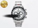 Rolex Daytona 126500 QF 1:1 Best Edition White Dial on SS Bracelet Strap SH4131 V5 - Görsel 3