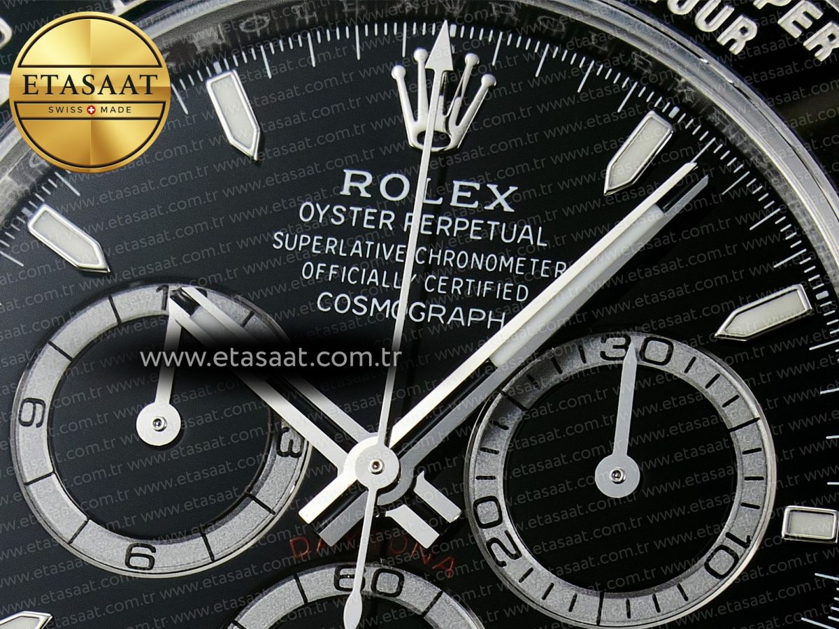 Rolex Daytona 126500 VSF 1:1 Best Edition 904L Steel Black Dial on SS Braclet DD4131 - Görsel 13