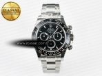 Rolex Daytona 126500 VSF 1:1 Best Edition 904L Steel Black Dial on SS Braclet DD4131 - Görsel 3