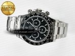 Rolex Daytona 126500 VSF 1:1 Best Edition 904L Steel Black Dial on SS Braclet DD4131 - Görsel 9