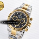 Rolex Daytona 126503 Clean 1:1 Best Edition 904L Black Dial on SS/YG Bracelet Super Clone DD4131