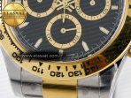 Rolex Daytona 126503 Clean 1:1 Best Edition 904L Black Dial on SS/YG Bracelet Super Clone DD4131 - Görsel 12
