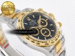 Rolex Daytona 126503 Clean 1:1 Best Edition 904L Black Dial on SS/YG Bracelet Super Clone DD4131 - Görsel 7
