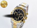 Rolex Daytona 126503 QF 1:1 Best Edition Black Dial on SS/YG Braclet SH4131 V5