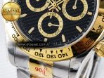 Rolex Daytona 126503 QF 1:1 Best Edition Black Dial on SS/YG Braclet SH4131 V5 - Görsel 13