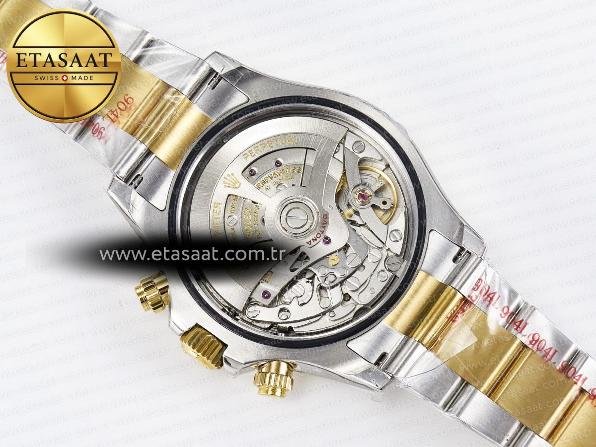 Rolex Daytona 126503 QF 1:1 Best Edition Black Dial on SS/YG Braclet SH4131 V5 - Görsel 20