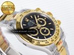 Rolex Daytona 126503 QF 1:1 Best Edition Black Dial on SS/YG Braclet SH4131 V5 - Görsel 7