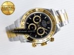 Rolex Daytona 126503 QF 1:1 Best Edition Black Dial on SS/YG Braclet SH4131 V5 - Görsel 8