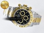 Rolex Daytona 126503 QF 1:1 Best Edition Black Dial on SS/YG Braclet SH4131 V5 - Görsel 9