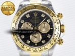 Rolex Daytona 126503 QF 1:1 Best Edition Black/YG Dial on SS/YG Braclet SH4131 V5 - Görsel 5