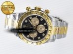 Rolex Daytona 126503 QF 1:1 Best Edition Black/YG Dial on SS/YG Braclet SH4131 V5 - Görsel 9