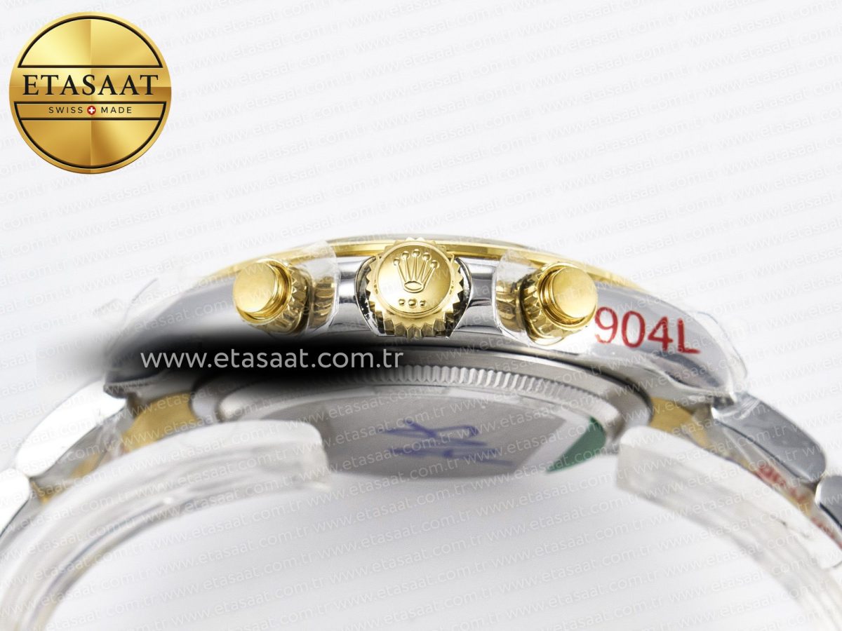 Rolex Daytona 126503 QF 1:1 Best Edition White Dial on SS/YG Braclet SH4131 V5 - Görsel 16