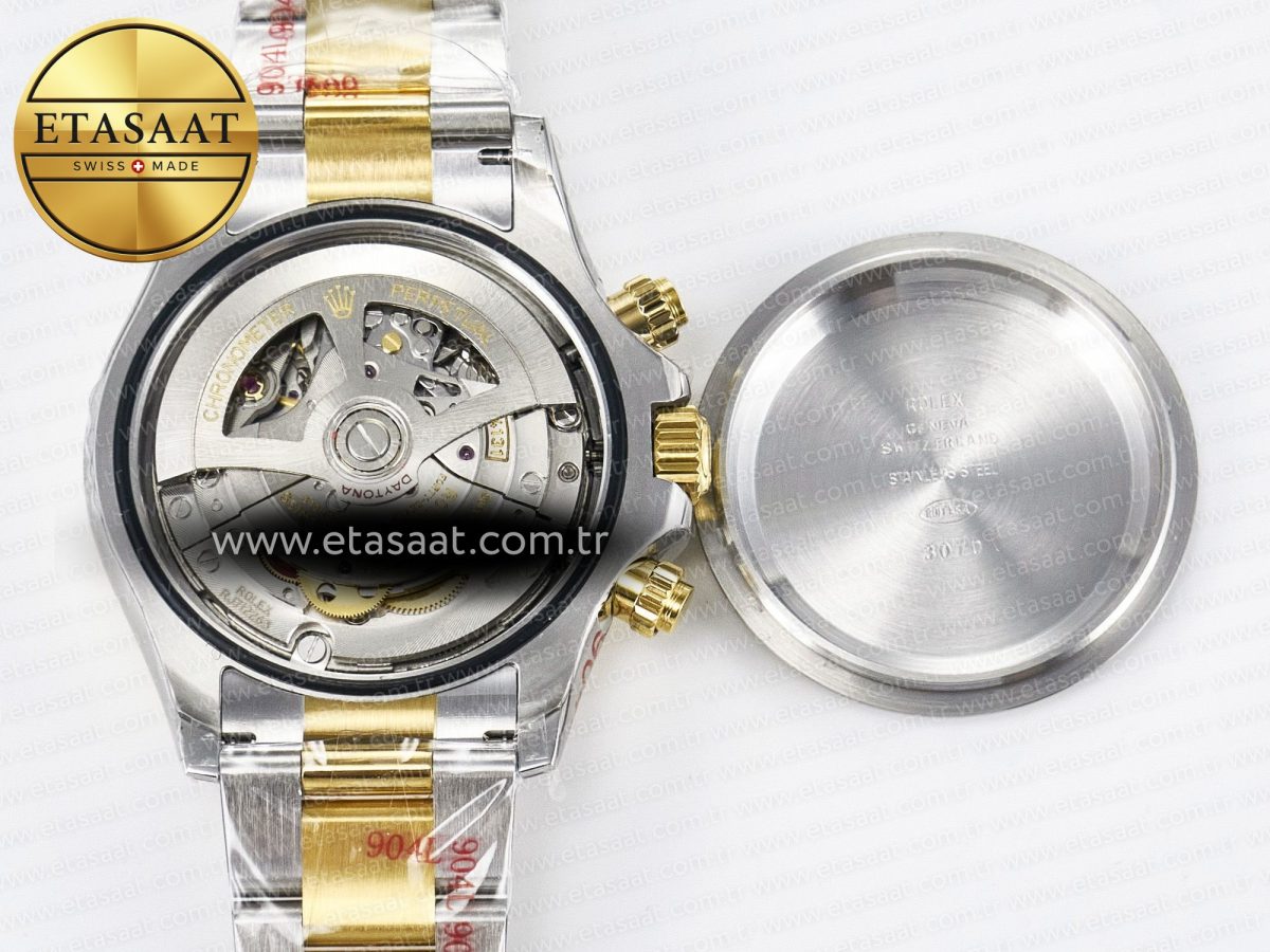 Rolex Daytona 126503 QF 1:1 Best Edition White Dial on SS/YG Braclet SH4131 V5 - Görsel 19