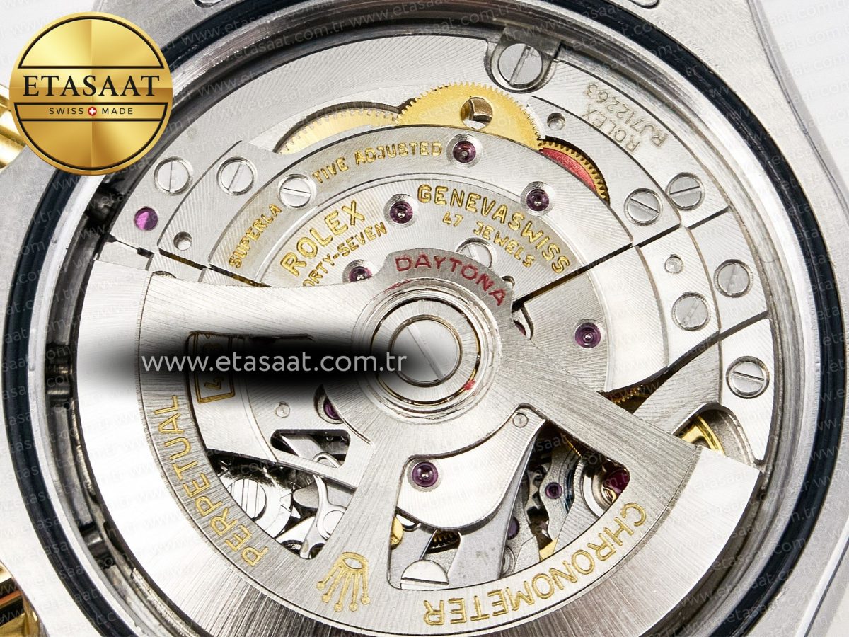 Rolex Daytona 126503 QF 1:1 Best Edition White Dial on SS/YG Braclet SH4131 V5 - Görsel 22