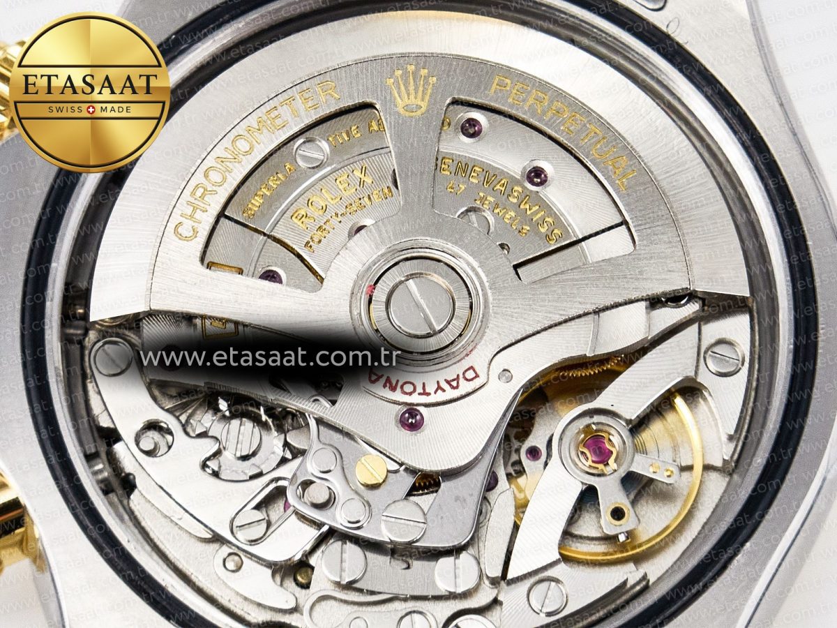 Rolex Daytona 126503 QF 1:1 Best Edition White Dial on SS/YG Braclet SH4131 V5 - Görsel 24