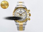 Rolex Daytona 126503 QF 1:1 Best Edition White Dial on SS/YG Braclet SH4131 V5 - Görsel 3