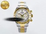 Rolex Daytona 126503 QF 1:1 Best Edition White Dial on SS/YG Braclet SH4131 V5 - Görsel 3