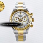 Rolex Daytona 126503 QF Beyaz Kadran Bilezik SH4131 V5 Eta Saat - Görsel 3 - 1:1 Süper Klon Saat
