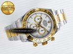 Rolex Daytona 126503 QF 1:1 Best Edition White Dial on SS/YG Braclet SH4131 V5 - Görsel 8