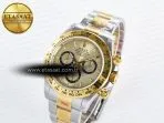 Rolex Daytona 126503 QF 1:1 Best Edition YG Dial on SS/YG Braclet SH4131 V5 - Görsel 2