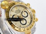 Rolex Daytona 126503 QF 1:1 Best Edition YG Dial on SS/YG Braclet SH4131 V5 - Görsel 4
