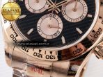 Rolex Daytona 126505 QF 1:1 Best Edition Black/RG Dial on RG Braclet SH4131 V5 - Görsel 12