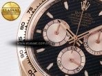 Rolex Daytona 126505 QF 1:1 Best Edition Black/RG Dial on RG Braclet SH4131 V5 - Görsel 13