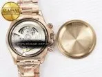 Rolex Daytona 126505 QF 1:1 Best Edition Black/RG Diamonds Dial on RG Braclet SH4131 V5 - Görsel 18