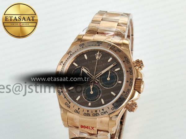 Rolex Daytona 126505 QF 1:1 Best Edition Brown/Black Dial On Oyster Bracelet SH4131 V6(Gain Weight)
