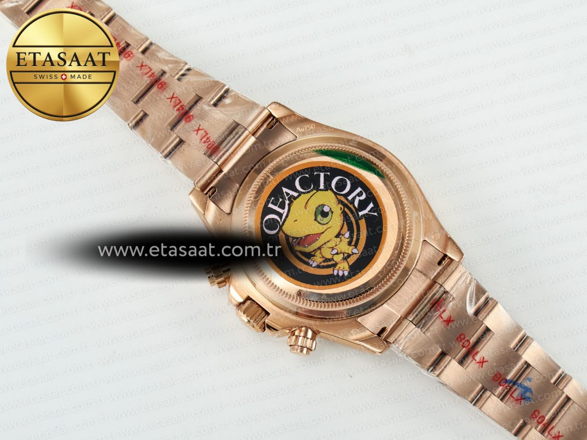 Rolex Daytona 126505 QF 1:1 Best Edition Brown/Black Dial On Oyster Bracelet SH4131 V6(Gain Weight) - Görsel 18