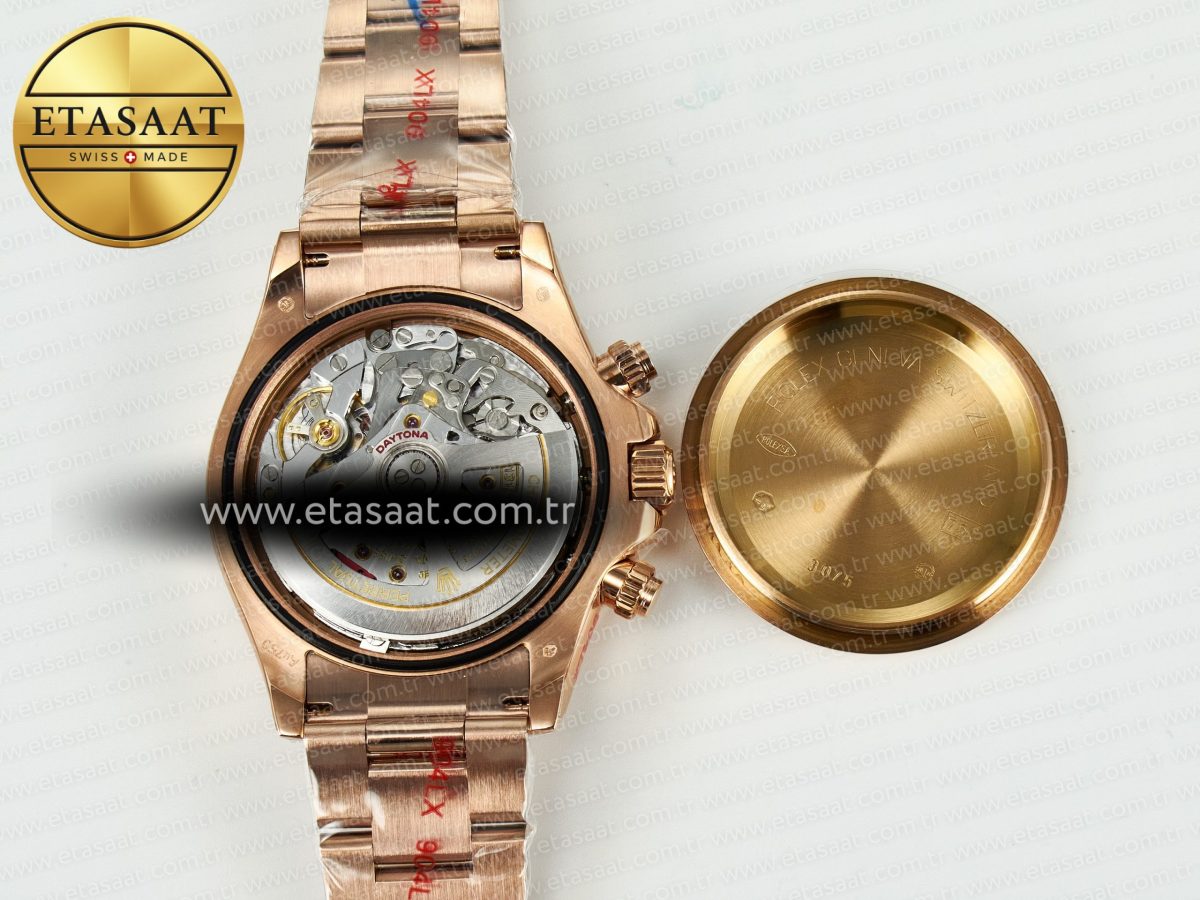 Rolex Daytona 126505 QF 1:1 Best Edition Brown/Black Dial On Oyster Bracelet SH4131 V6(Gain Weight) - Görsel 19