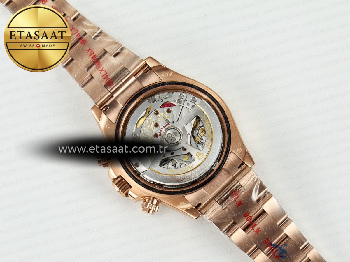 Rolex Daytona 126505 QF 1:1 Best Edition Brown/Black Dial On Oyster Bracelet SH4131 V6(Gain Weight) - Görsel 20
