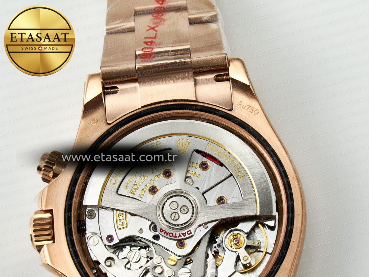 Rolex Daytona 126505 QF 1:1 Best Edition Brown/Black Dial On Oyster Bracelet SH4131 V6(Gain Weight) - Görsel 21