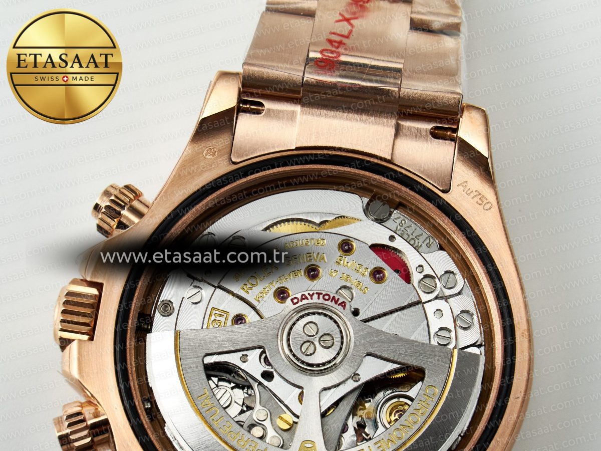 Rolex Daytona 126505 QF 1:1 Best Edition Brown/Black Dial On Oyster Bracelet SH4131 V6(Gain Weight) - Görsel 22