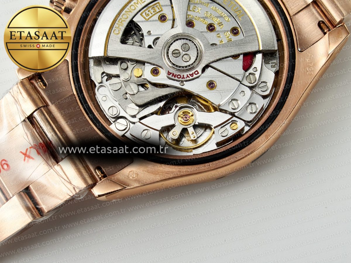 Rolex Daytona 126505 QF 1:1 Best Edition Brown/Black Dial On Oyster Bracelet SH4131 V6(Gain Weight) - Görsel 24