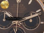 Rolex Daytona 126505 QF 1:1 Best Edition Brown Dial Stick Markers On RG Bracelet SH4131 V6(Gain Weight) - Görsel 10