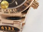 Rolex Daytona 126505 QF 1:1 Best Edition Brown Dial Stick Markers On RG Bracelet SH4131 V6（Gain Weight） - Görsel 14