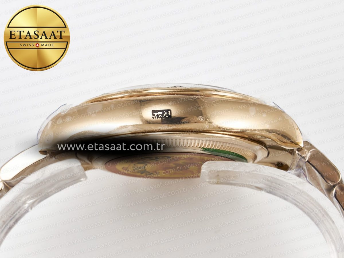 Rolex Daytona 126505 QF 1:1 Best Edition Brown Dial Stick Markers On RG Bracelet SH4131 V6（Gain Weight） - Görsel 15
