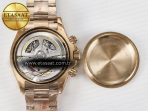 Rolex Daytona 126505 QF 1:1 Best Edition Brown Dial Stick Markers On RG Bracelet SH4131 V6(Gain Weight) - Görsel 19