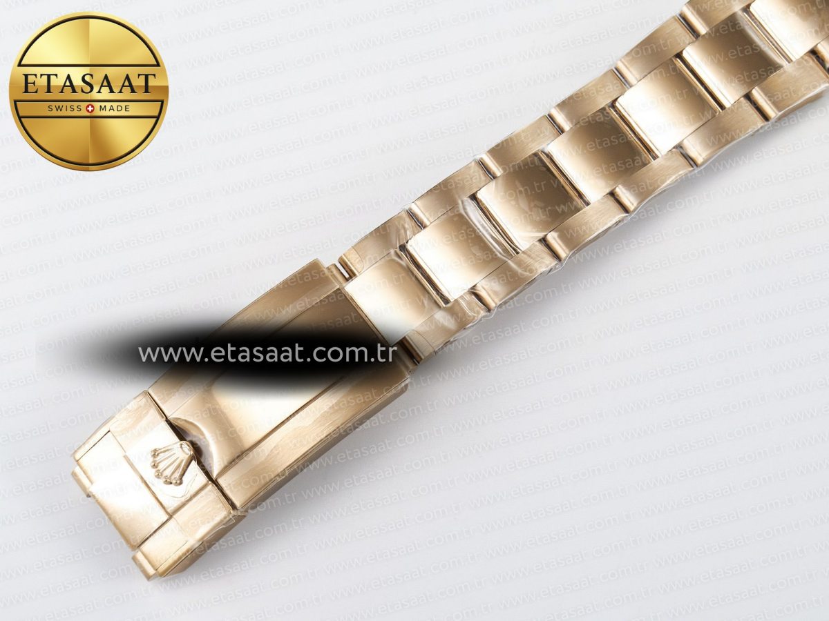 Rolex Daytona 126505 QF 1:1 Best Edition Brown Dial Stick Markers On RG Bracelet SH4131 V6（Gain Weight） - Görsel 27