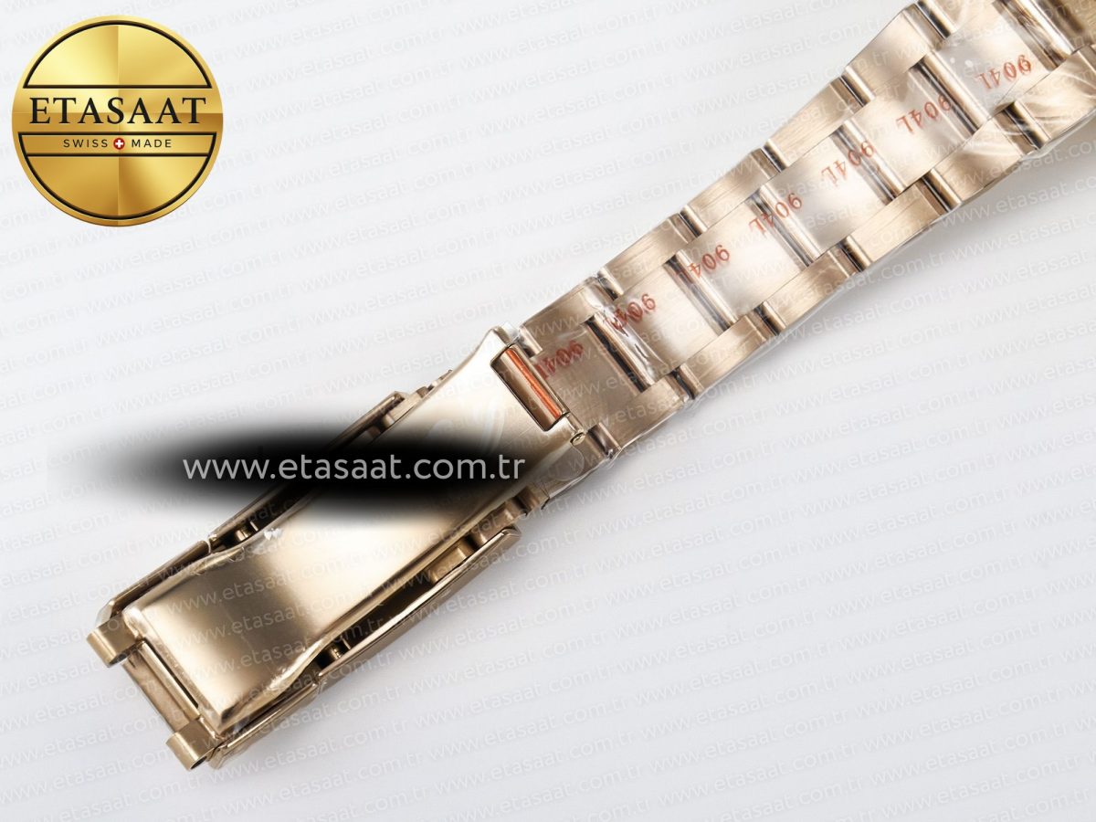 Rolex Daytona 126505 QF 1:1 Best Edition Brown Dial Stick Markers On RG Bracelet SH4131 V6（Gain Weight） - Görsel 28