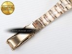 Rolex Daytona 126505 QF 1:1 Best Edition Brown Dial Stick Markers On RG Bracelet SH4131 V6(Gain Weight) - Görsel 28