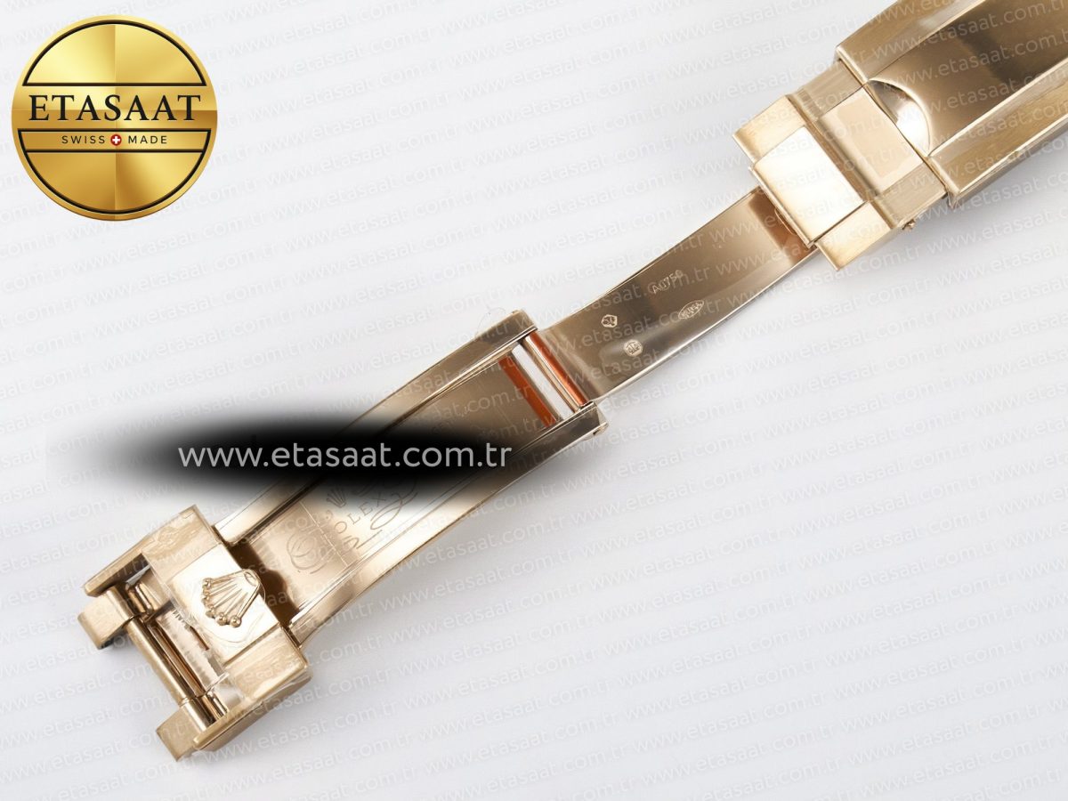 Rolex Daytona 126505 QF 1:1 Best Edition Brown Dial Stick Markers On RG Bracelet SH4131 V6（Gain Weight） - Görsel 31