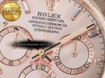 Rolex Daytona 126505 RG QF 1:1 Best Edition RG Dial Crystal Markers On RG Bracelet SH4131 V6 (Gain Weight) - Görsel 10