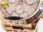 Rolex Daytona 126505 RG QF 1:1 Best Edition RG Dial Crystal Markers On RG Bracelet SH4131 V6 (Gain Weight) - Görsel 12
