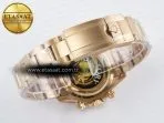 Rolex Daytona 126505 RG QF 1:1 Best Edition RG Dial Crystal Markers On RG Bracelet SH4131 V6 (Gain Weight) - Görsel 17
